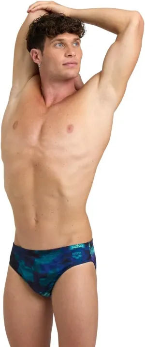 ARENA Performance Men's Hero Camo Swim Brief Chlorine Proof MaxLife Intensive Training Suit