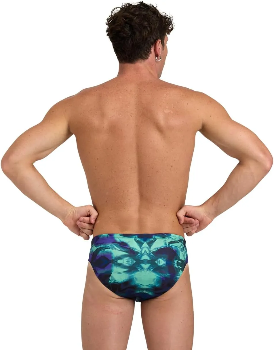 ARENA Performance Men's Hero Camo Swim Brief Chlorine Proof MaxLife Intensive Training Suit