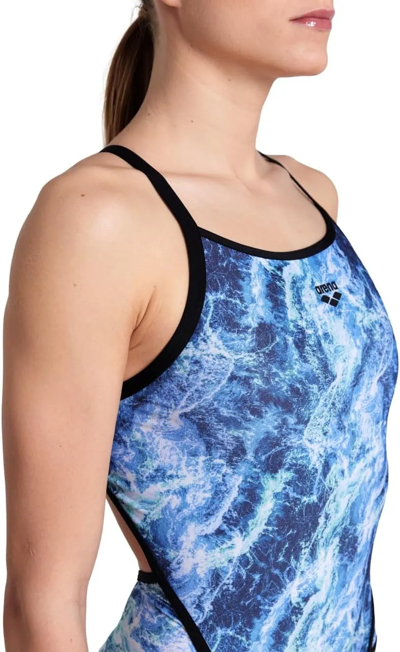 ARENA Performance Pacific Women's Swimsuit Super Fly Back One Piece MaxLife Pool Training Suit for Intensive Swimmers