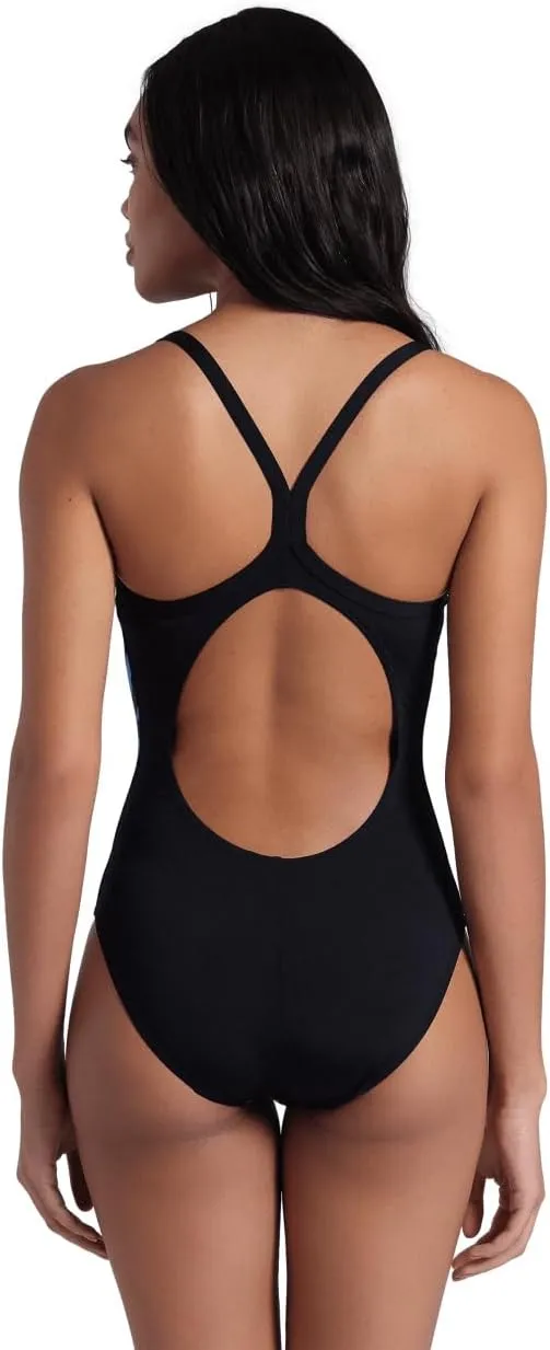 ARENA Performance Surf's Up Women's Swimsuit Light Drop Back One Piece MaxLife Pool Training Suit for Frequent Swimming