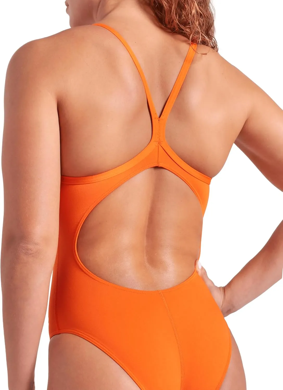 ARENA Performance Women's Team MaxLife Swimsuit Solid FL Light Drop Back Sports Athletic One Piece Training Bathing Suit