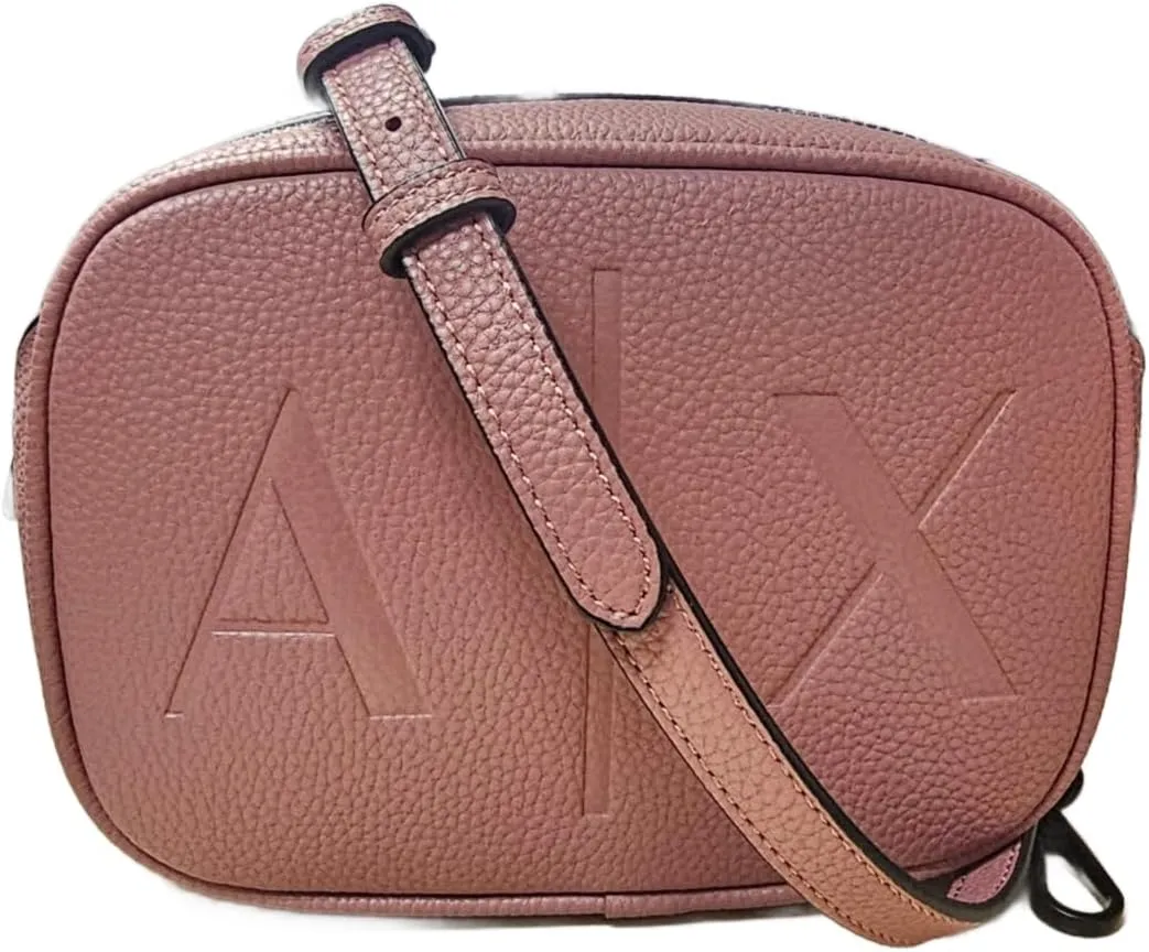 Armani Exchange 942047-PH072 Pebbled Leather With Gunmetal Hardware Women's Shoulder Bag