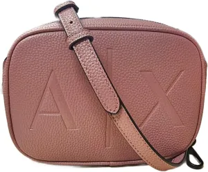 Armani Exchange 942047-PH072 Pebbled Leather With Gunmetal Hardware Women's Shoulder Bag