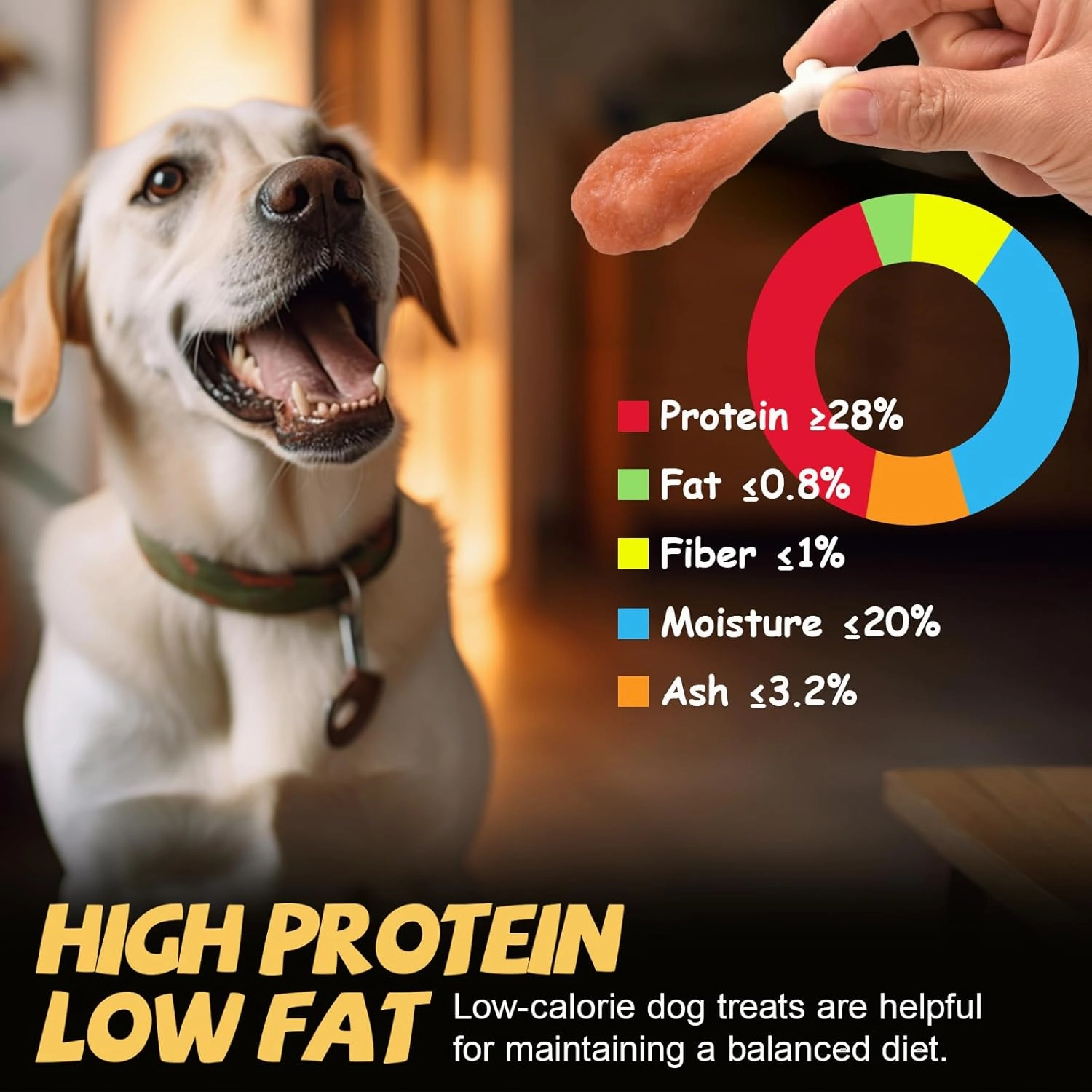 ASMPET Dog Treats, Chicken Jerky Wrapped Calcium Bone Drumsticks Rawhide-Free Grain-Free 3 inches Health Chewy Training Treats (Min 18 pcs/Pack) for Small Medium Large Breeds Teeth Cleaning