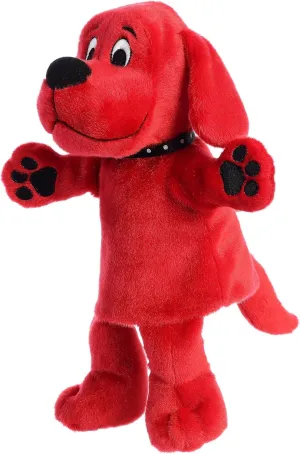 Aurora® Playful Clifford® Clifford Hand Puppet Stuffed Animal - Childhood Nostalgia - Lasting Companionship - Red 12 Inches