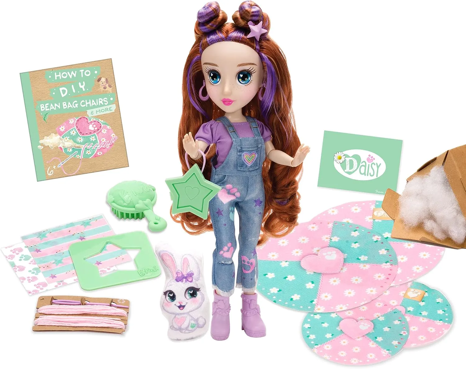 B-Kind ECO Dolls B-Kind: Daisy ECO-Friendly Fashion Doll with Craft Play,255713004