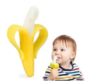 Baby Banana Silicone Toothbrush & Teether