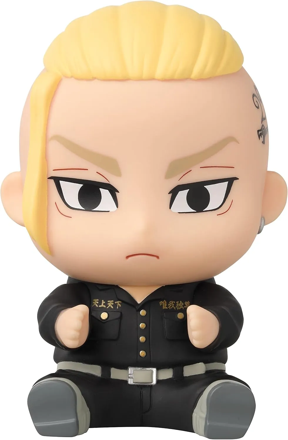 Bandai Tamagotchi Tokyo Revengers Draken Version with Hugmy Figure | 4 cm Virtual Pet Based on Tokyo Revengers Manga and Anime with Collectable Draken Hugmy Anime Merch | 90s Kids Toys
