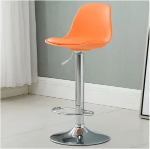 Bar Chairs Bar Chair Metal Lifting High Stool Home Kitchen Restaurant Cafe Decoration Swivel Chair Bar Wrought Iron Bar Chair Bar Stools with Back(C)
