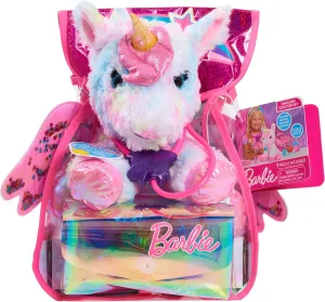 Barbie Dreamtopia Unicorn Doctor, Interactive Lights and Sounds Plush with Backpack