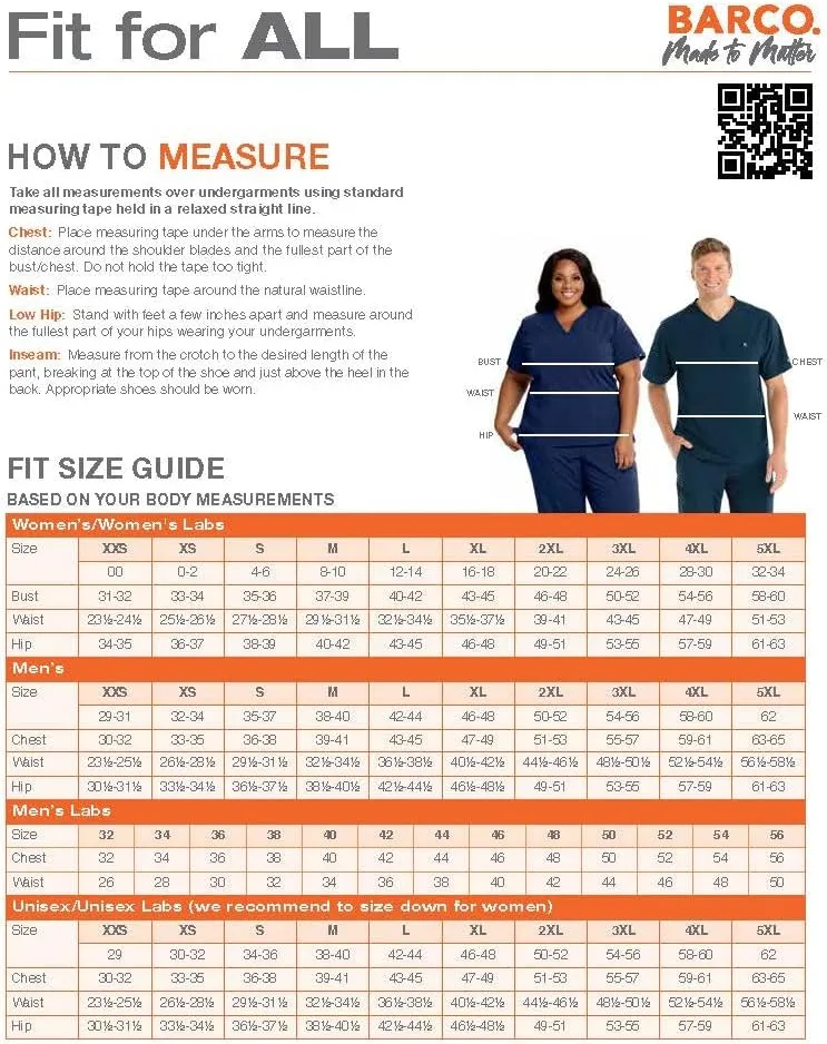 BARCO One Velocity Scrub Top for Men - V-Neck Medical Top, Eco-Friendly Fabric, 4-Way Stretch Men's Scrub Top