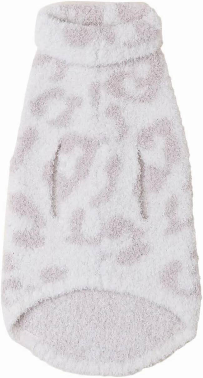 Barefoot Dreams CozyChic® Barefoot in The Wild Pet Sweater, Cream-Stone, Medium