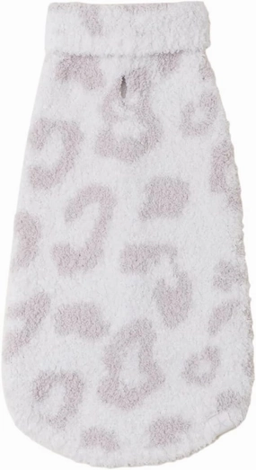 Barefoot Dreams CozyChic® Barefoot in The Wild Pet Sweater, Cream-Stone, Medium