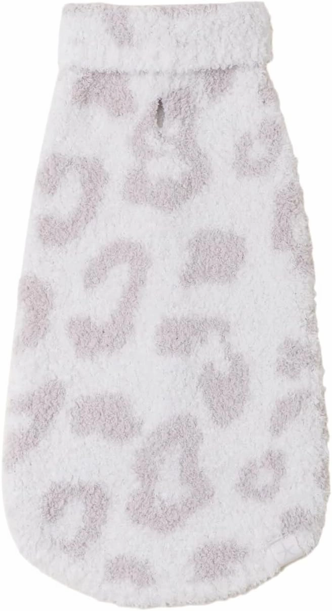 Barefoot Dreams CozyChic® Barefoot in The Wild Pet Sweater, Cream-Stone, Medium