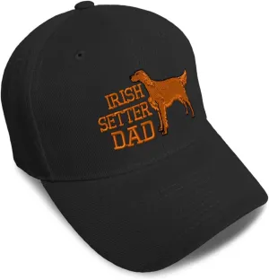 Baseball Cap Irish Setter Dad Embroidery Dad Hats for Men & Women Strap Closure