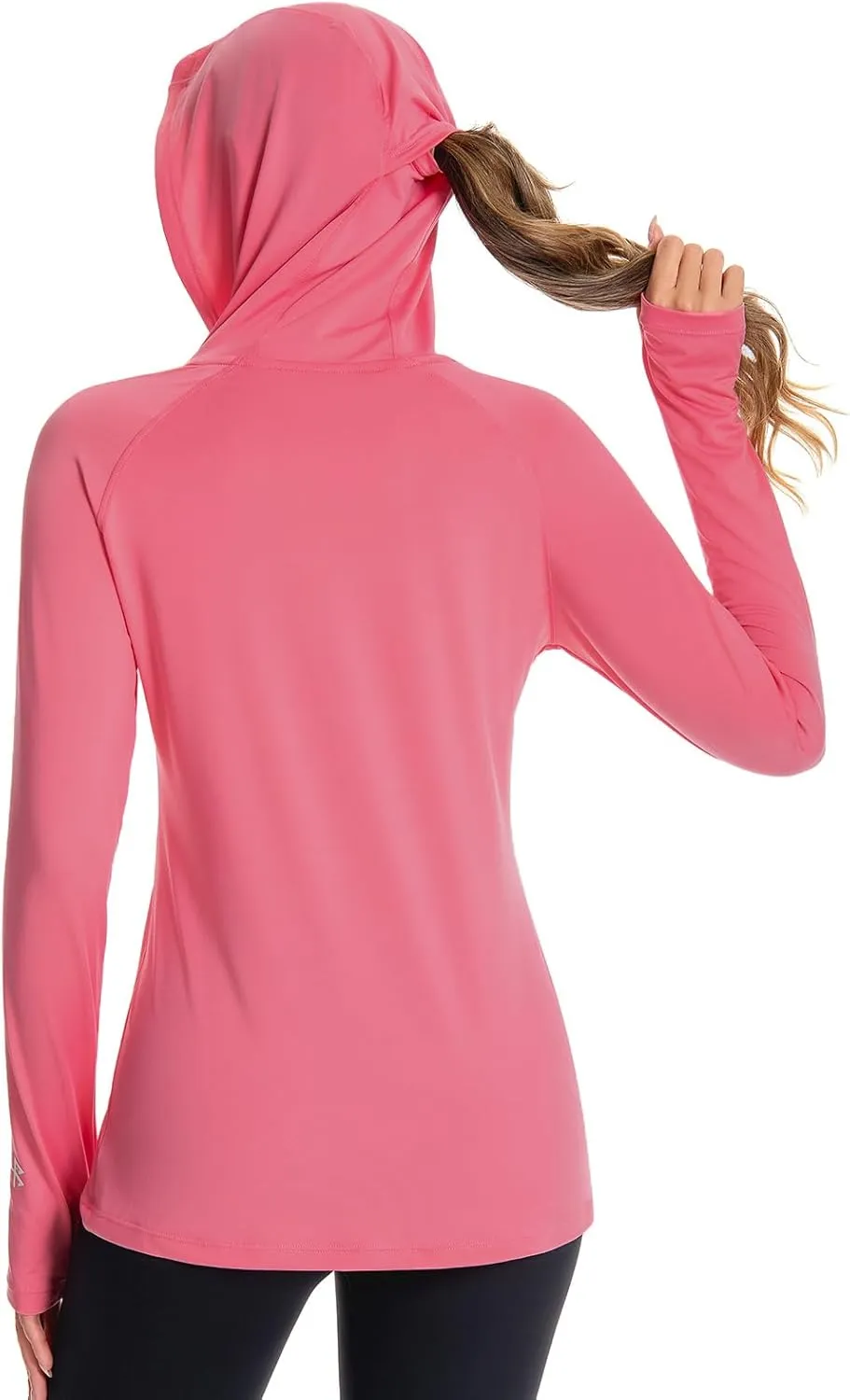 BASSDASH Women’s UPF 50  Hiking Fishing Hoodie UV Shirt Long Sleeve Outdoor Activewear Breathable Lightweight Stretch