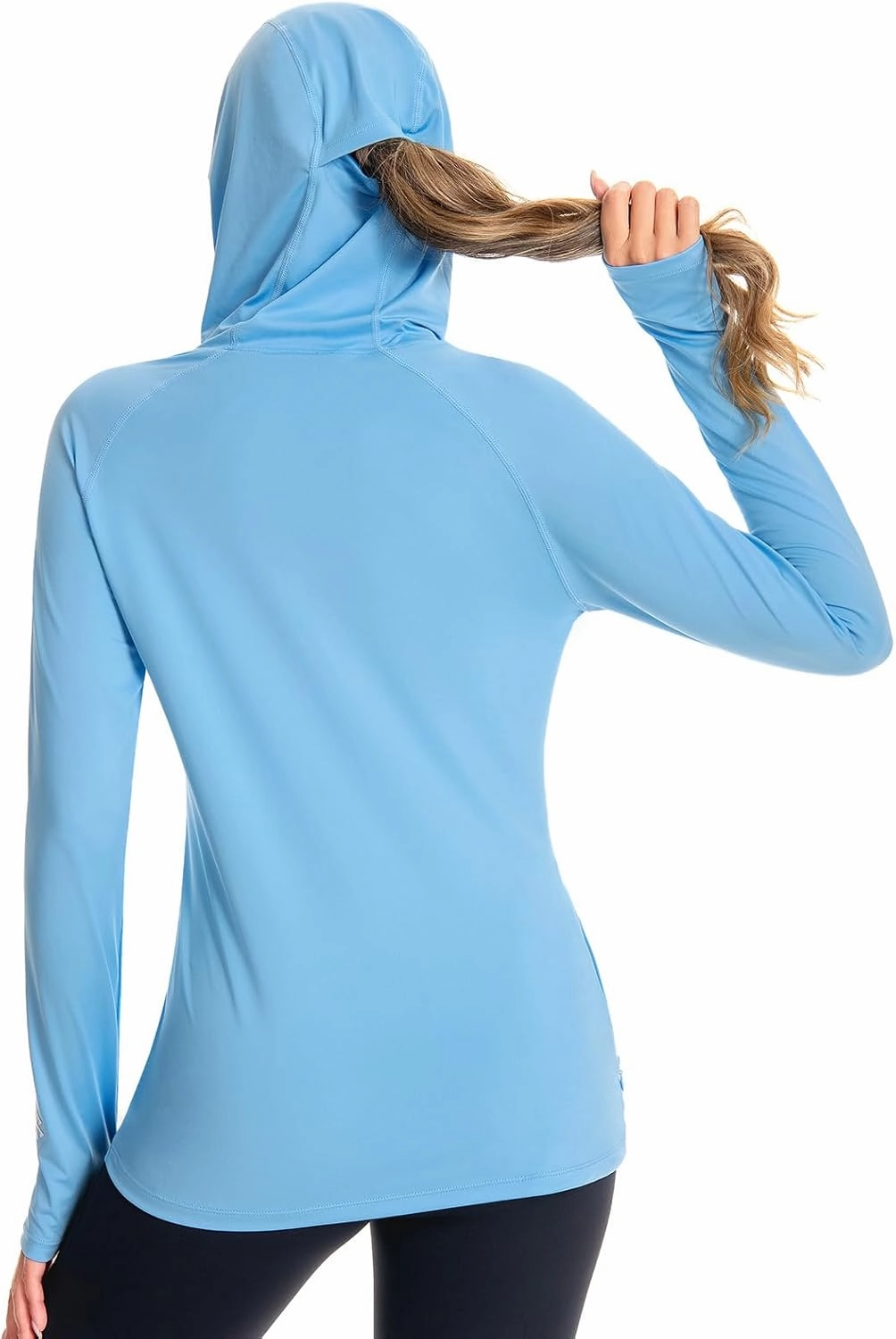 BASSDASH Women’s UPF 50  Hiking Fishing Hoodie UV Shirt Long Sleeve Outdoor Activewear Breathable Lightweight Stretch