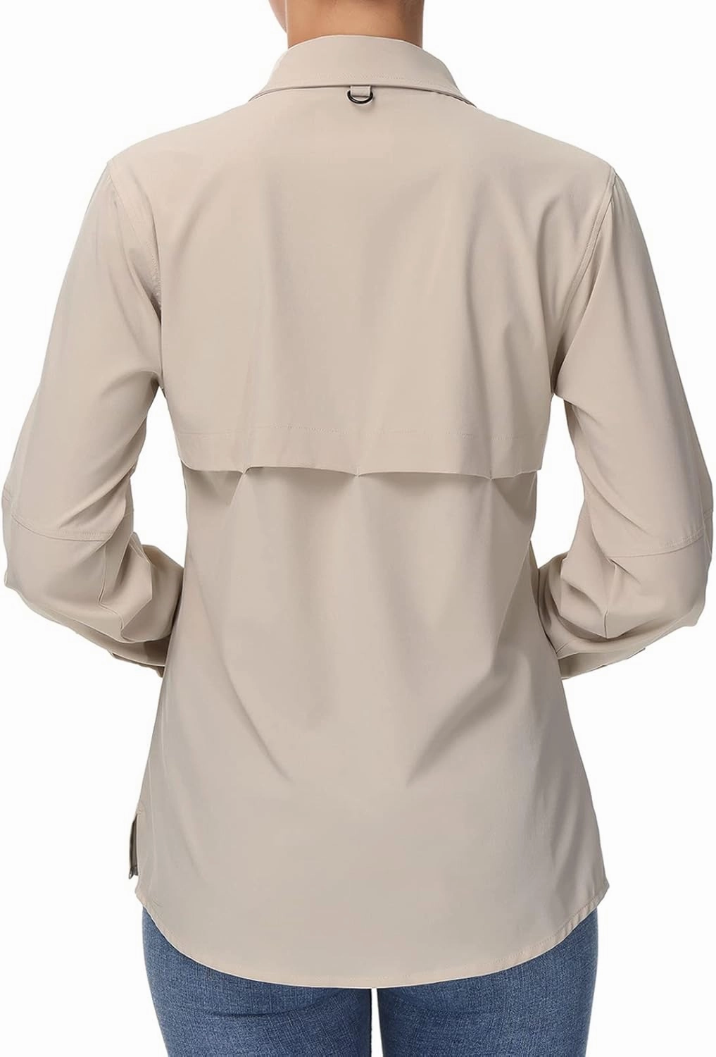 BASSDASH Women's UPF 50 Long Sleeve Fishing Hiking Button Down Shirt Performance Quick Dry FS21W