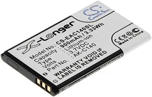 Battery Compatible with Brondi Amico Oyster S, Ramos, Semplice  , Sicuro  , Fox, President, Window, Part Number: W11, W3, 900mAh