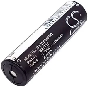 Battery Compatible with Welch-Allyn Connex ProBP 3400, Connex ProBP 3400 Pro BP, Part Number: 6911, BATT11, 2200mAh
