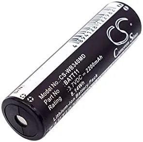Battery Compatible with Welch-Allyn Connex ProBP 3400, Connex ProBP 3400 Pro BP, Part Number: 6911, BATT11, 2200mAh