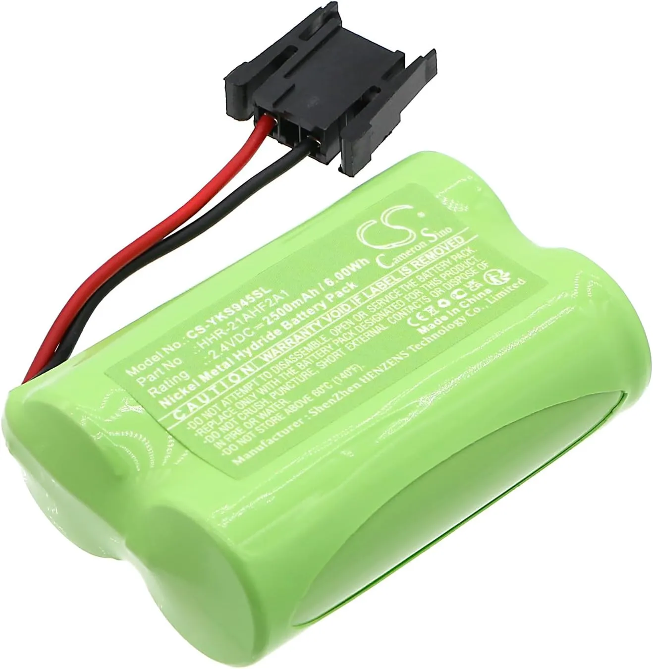 Battery for Yokogawa S9548FA PN:Yokogawa HHR-21AHF2A1 2500mAh / 6.00Wh