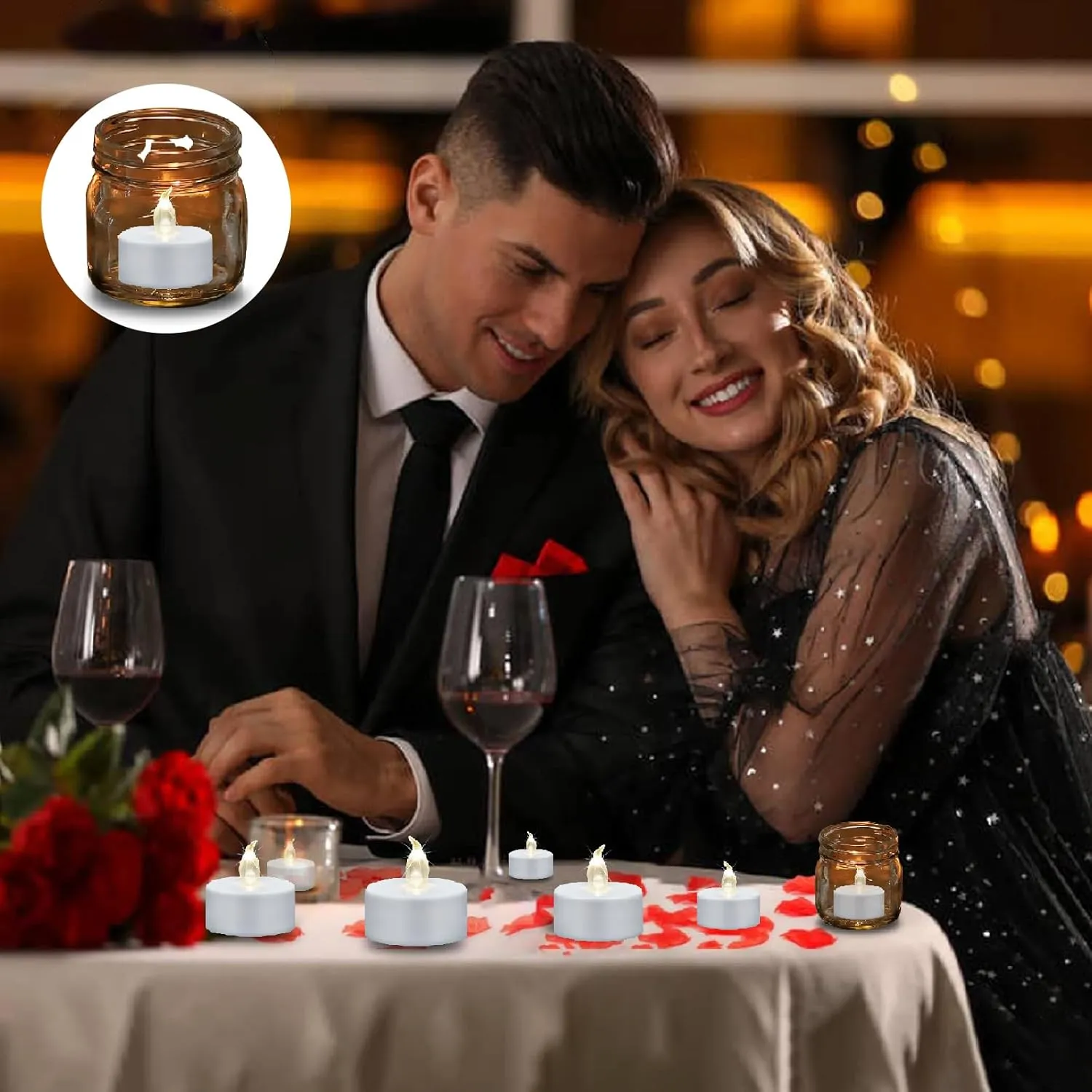 Battery Operated Tea Lights with Remote, Flickering Flameless Candle with Timer,24Pack Realistic Votive Led Electric Tealights,Last for 400 Hours,for Weddings Party Decor(Warm White)