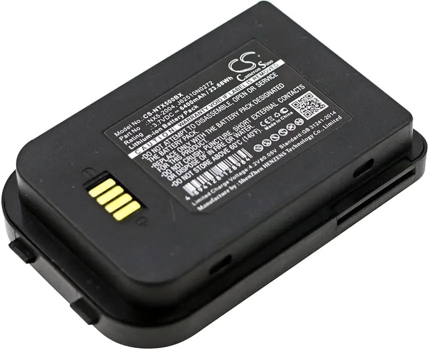 Battery Replacement for Bluebird Pidion BIP-6000, Part Number: 6251-0A, BIP-6000, BIP-6000_E, J62510N0272, NX5-2004, 6400mAh