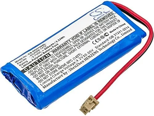 Battery Replacement for Socket Mobile CHS 7Qi, CHS 7X, CHS 7Xi, CHS 7XiRx, CHS 7XRx, Part Number: AC4059-1479, 600mAh