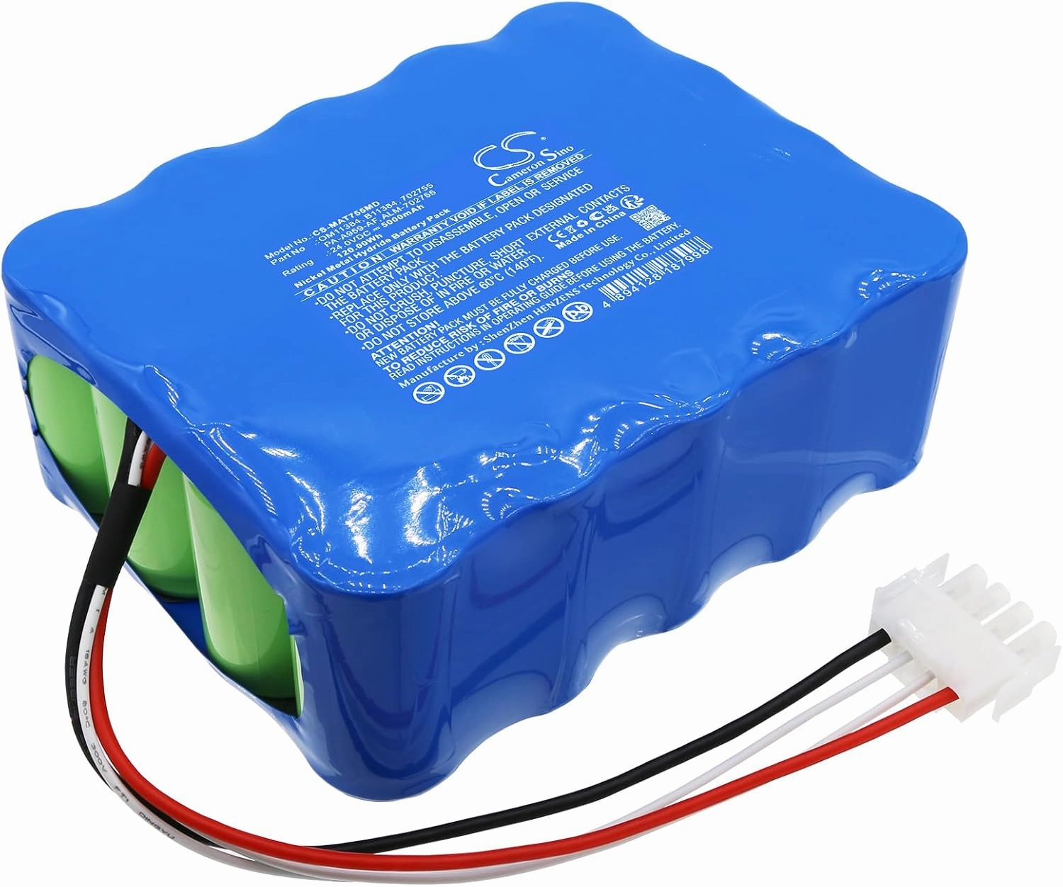 Battery Compatible with Maquet Rotaflow Centrifugal Pump Syst, Pump-Syst, Table 702, Table 755, Part Number: 702755, ALM-702755, B11384, OM11384, PA-A959-AF, 5000mAh
