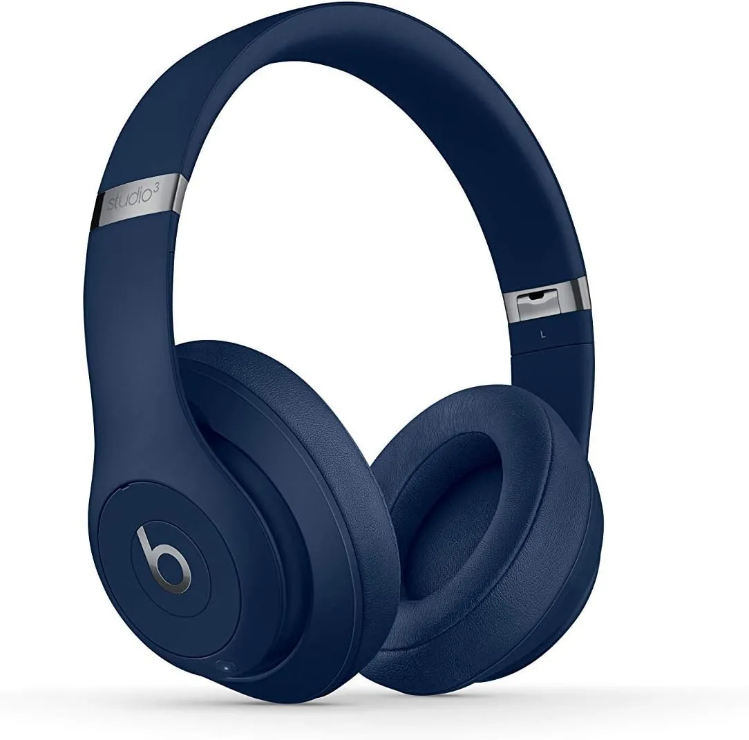 Beats Studio3 Wireless Headphones - Blue - (Renewed)
