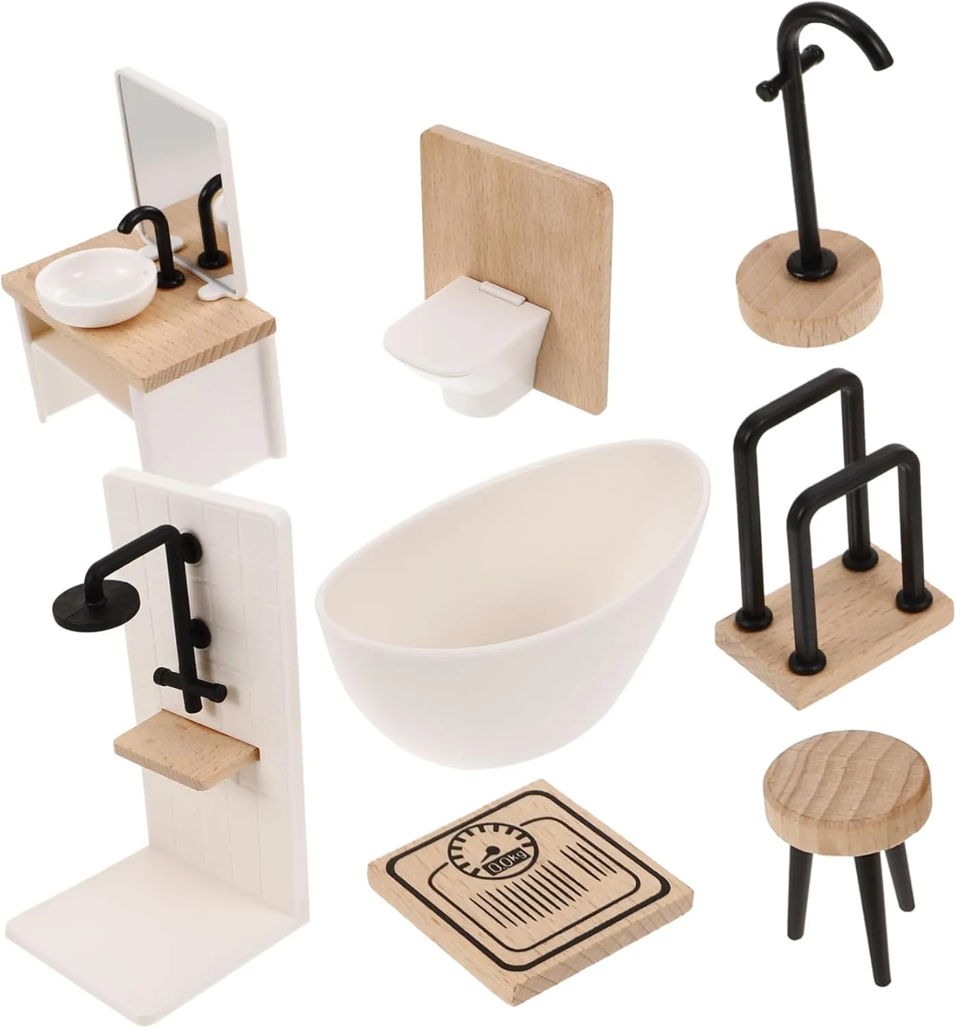 BESPORTBLE 1Set Scale Dollhouse for Home Decoration Playtime Scenes