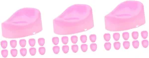 BESPORTBLE 2sets 10pcs Mini Potty for Dollhouse Realistic Doll Bathroom Model Plaything Cute Toilet Decoration for and Imaginative Scenarios 10pcs*2