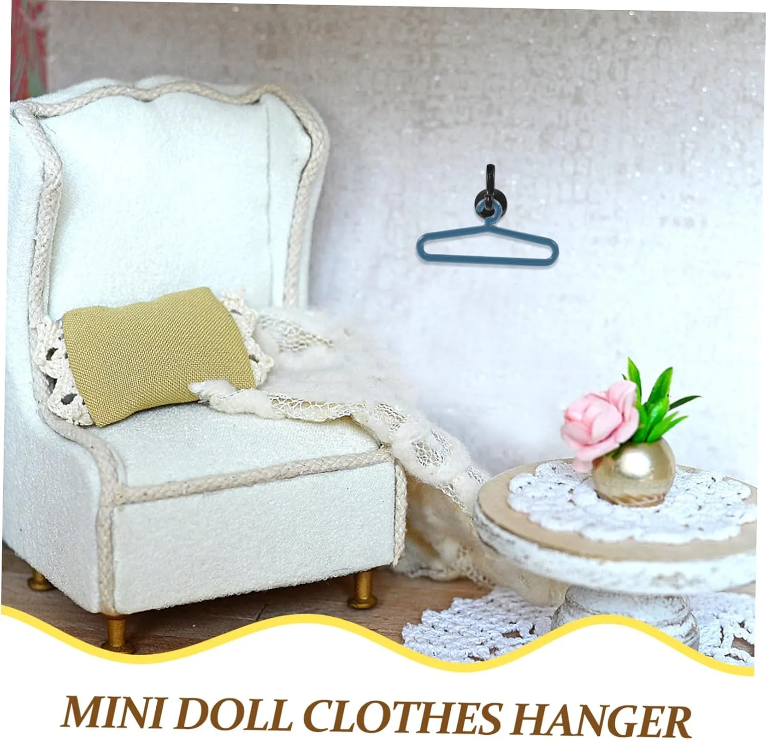 BESPORTBLE 5 Sets Dollhouse Pet Accessories Doll House Decorations Miniature Hangers