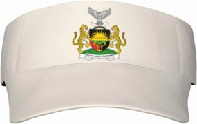 Biafra Coat of Arms Adult Sun Visor Cap - UV Protection, Breathable, Adjustable, Sports & Outdoor Hat Black