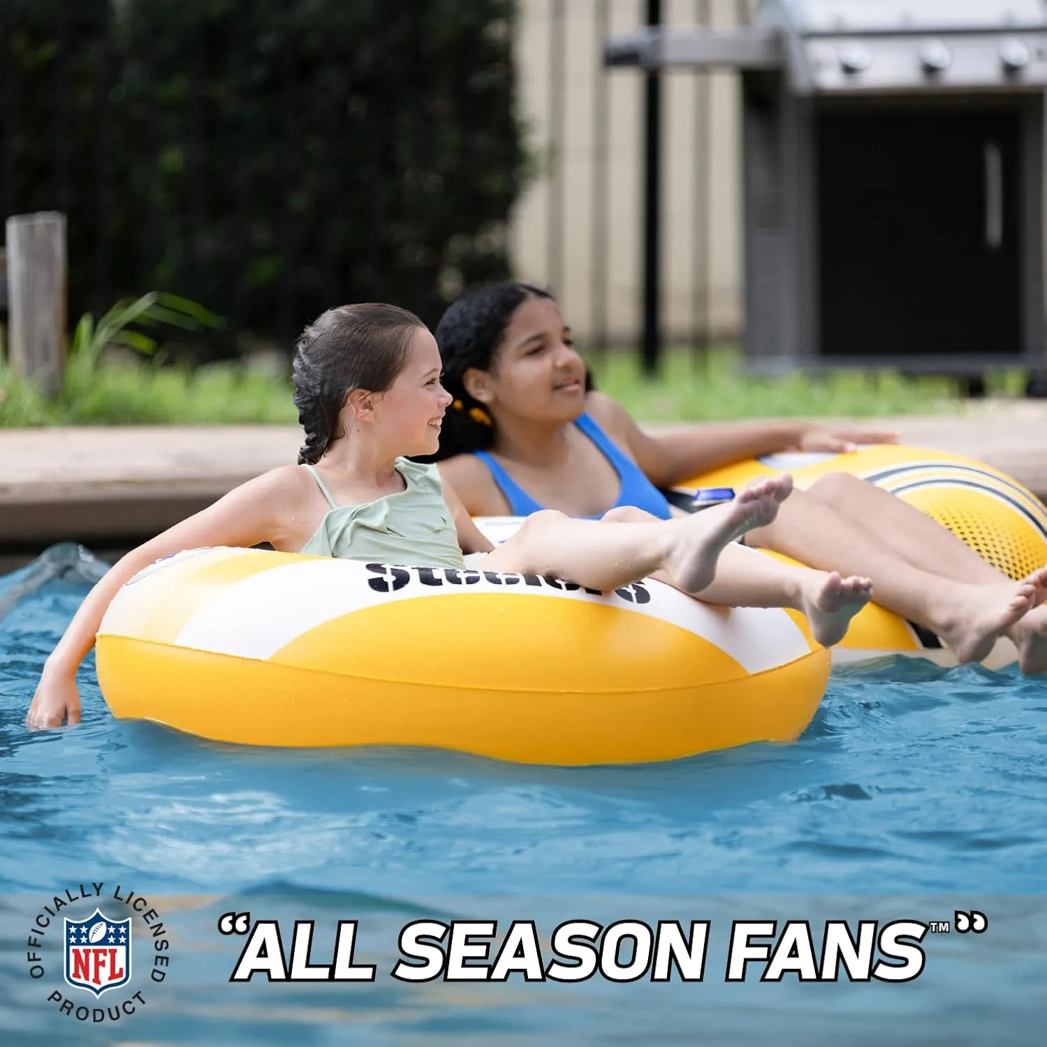 BigMouth 36” Inflatable Pool Floats Officially Licensed NFL Fan Gear Merchandise Inner Tube for Adults and Teens