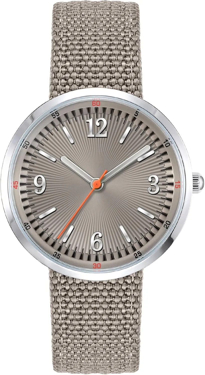 Bisley 39MM Watch for Women Comfortable Strap Arabic Number Easy to Read Waterproof Watch