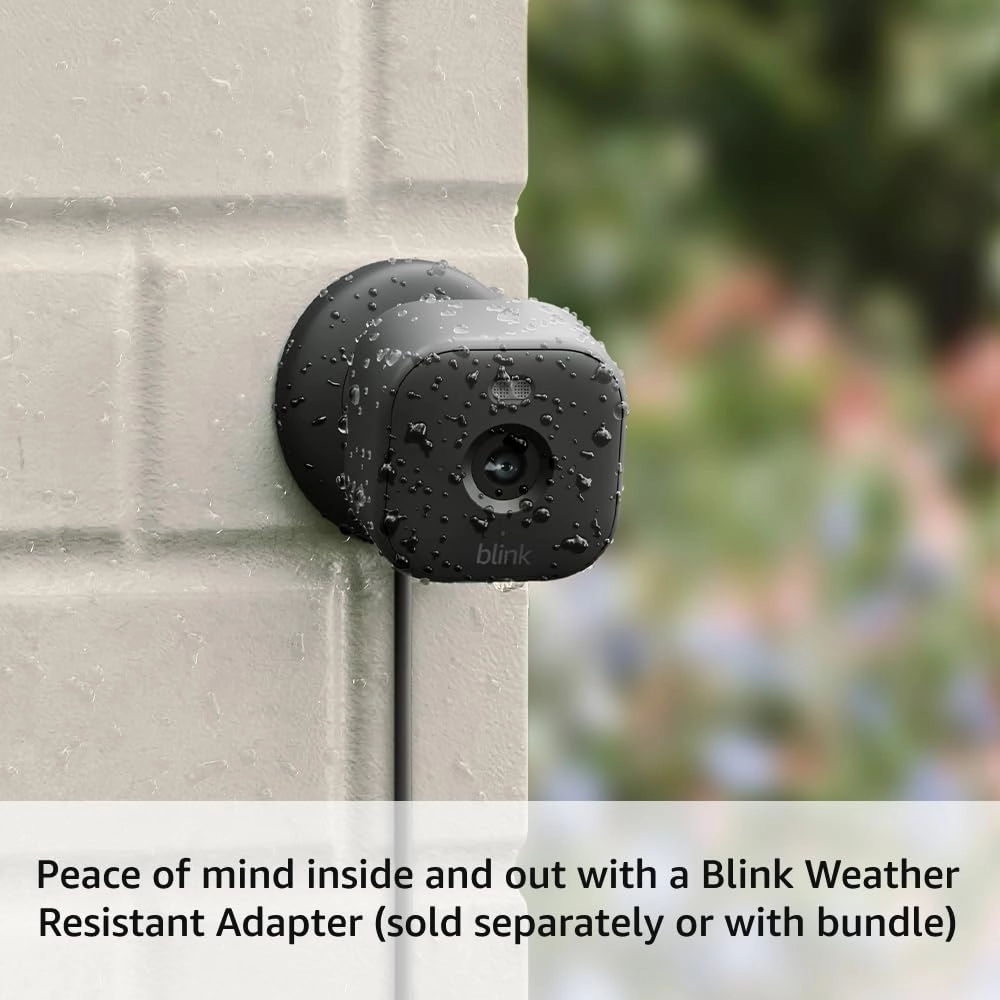 Blink Mini 2 (Newest Model) — Home Security & Pet Camera(s) with HD video, color night view, motion detection, two-way audio, and built-in spotlight — 1 camera (Black)