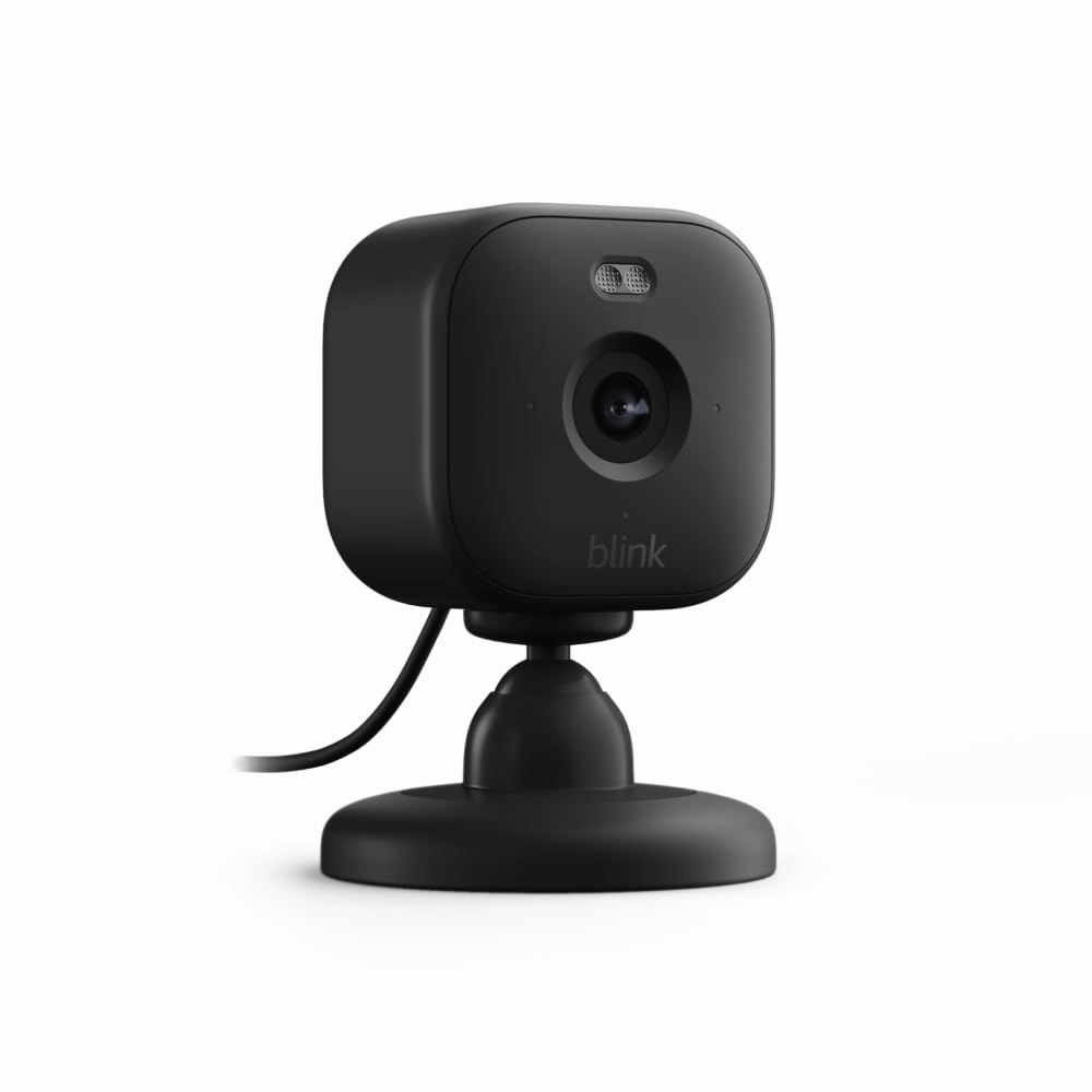 Blink Mini 2 (Newest Model) — Home Security & Pet Camera(s) with HD video, color night view, motion detection, two-way audio, and built-in spotlight — 1 camera (Black)