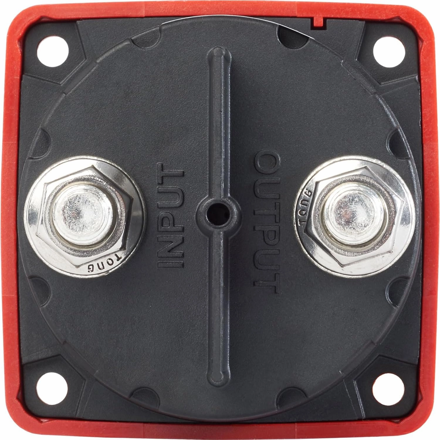 Blue Sea Systems 6006 m-Series Battery Switch ON/OFF with Knob, Red