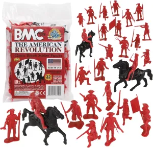 BMC Classic MPC Revolutionary War British Soldiers - Plastic Army Men Figures