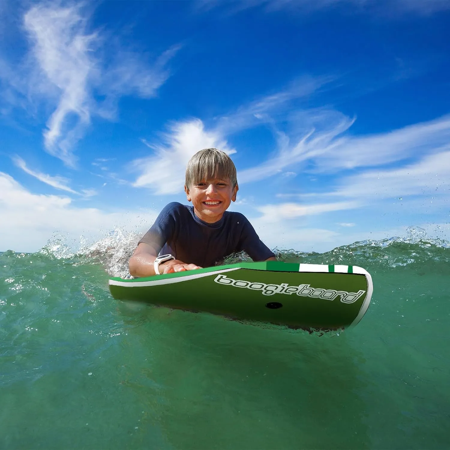 BoogieBoard 36” Kahala Pro Bodyboard | Durable, Light Weight Phuszion Core with Smooth Top & Slick HDPE Bottom, Crescent Tail, Wrist Leash Included, Great for Beginners