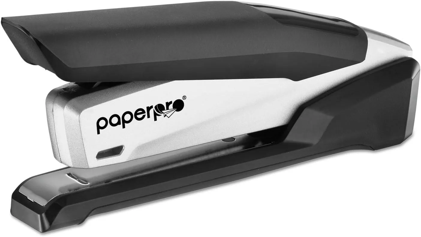Bostitch (Formerly PaperPro) 1110 inPOWER Premium Stapler, 28-Sheet Cap, Black/Silver