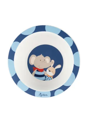 Bowl Elephant Lolo Lombardo R PET Children's Crockery Blue One Size
