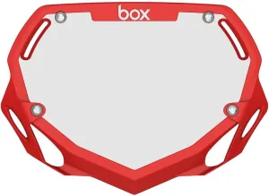 Box Components Two 3D Impact Resistant BMX Bike Number Plate w/Adjustable Straps for Adults, Mini, Strider, Plate Bikes, Bicycle Parts 100% Quality Guaranteed