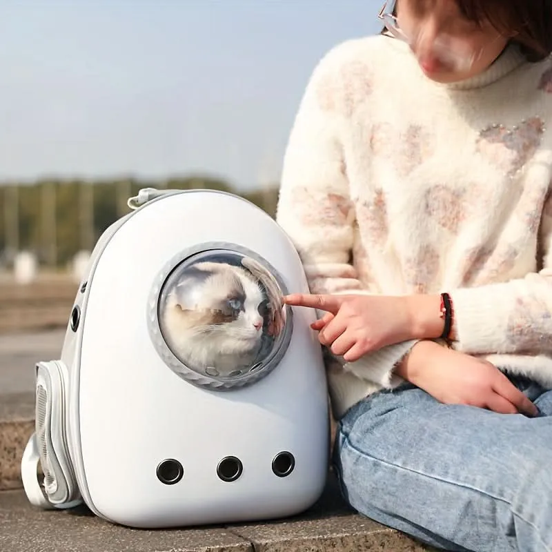 Breathable Transparent Pet Backpack Carrier