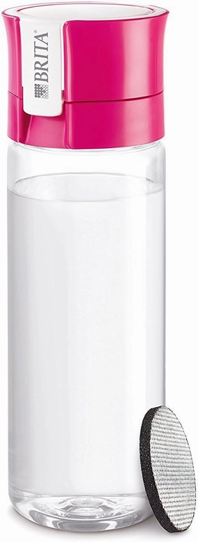 BRITA FILL & GO Water Bottle with Filter   1 Extra Filter Disc - PINK [Japan Import]