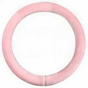 Car Steering Wheel Covers for Volvo XC40 XC60 XC70 XC90,Steering Wheel Sleeve Steering Wheel Protector Warmth Softness Breathable Interior Accessories,Pink-O