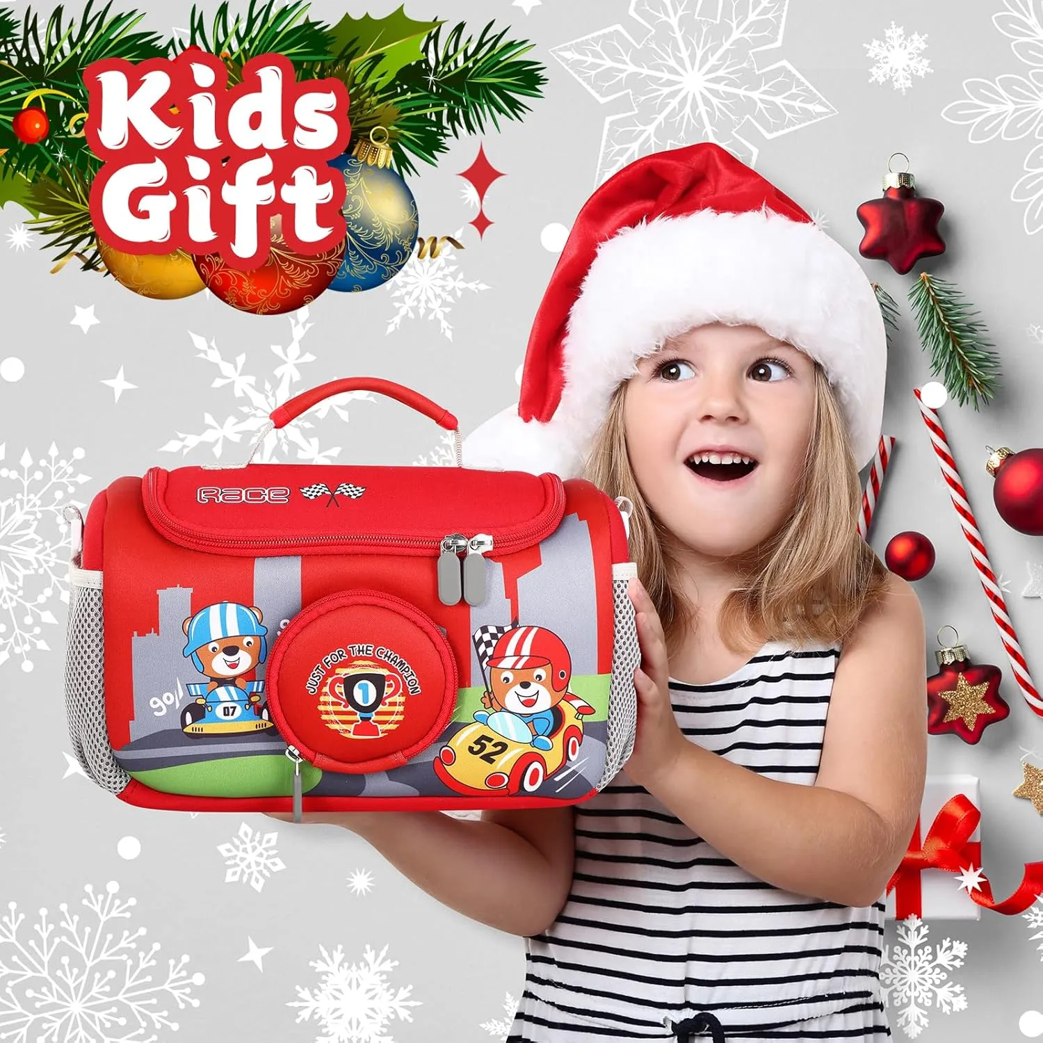 Carrying Case Compatible with Little Tikes Story Dream Machine Books Starter Set, Storage Carrier Bag for Storytime Audio Play Real for Littles Character Collection (Red)