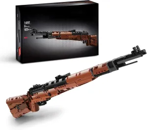 CASEIER 98K Building Blocks Gun-Sets, 1:1 Large Army Toys for Boys Adult Teen, Shootable Sniper Model Guns, Cool Birthday Gifts for Men Kids, Collectible Block Weapon for Military Fan 1025 PCS
